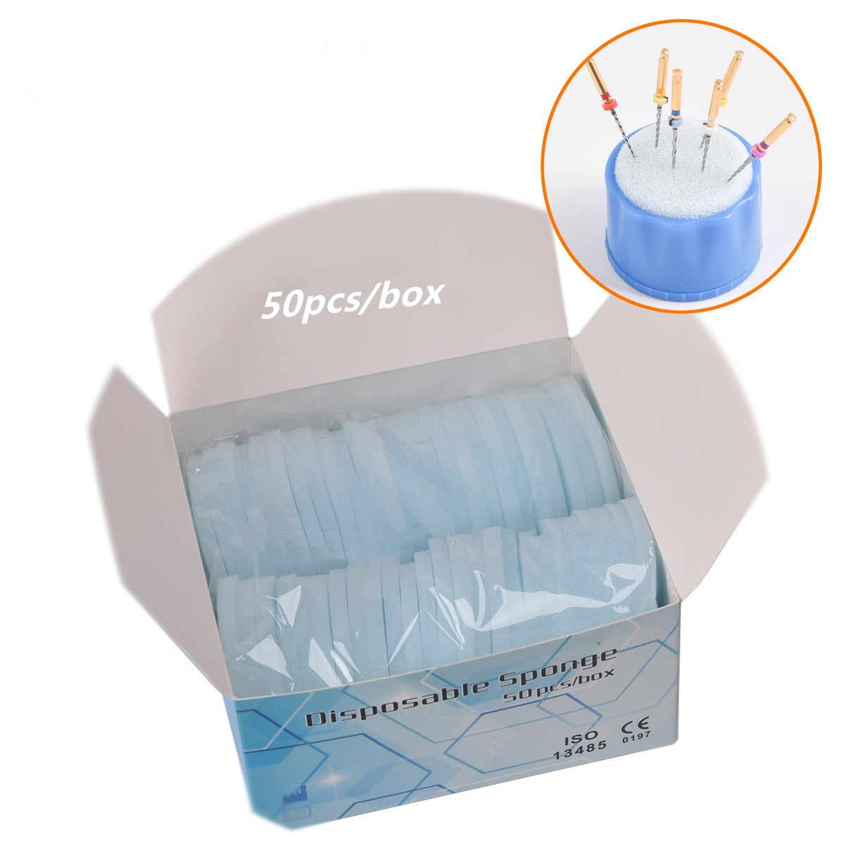 Teeth Whitening Foam - 일회용 스폰지 패드 부드러운 치과 폼
