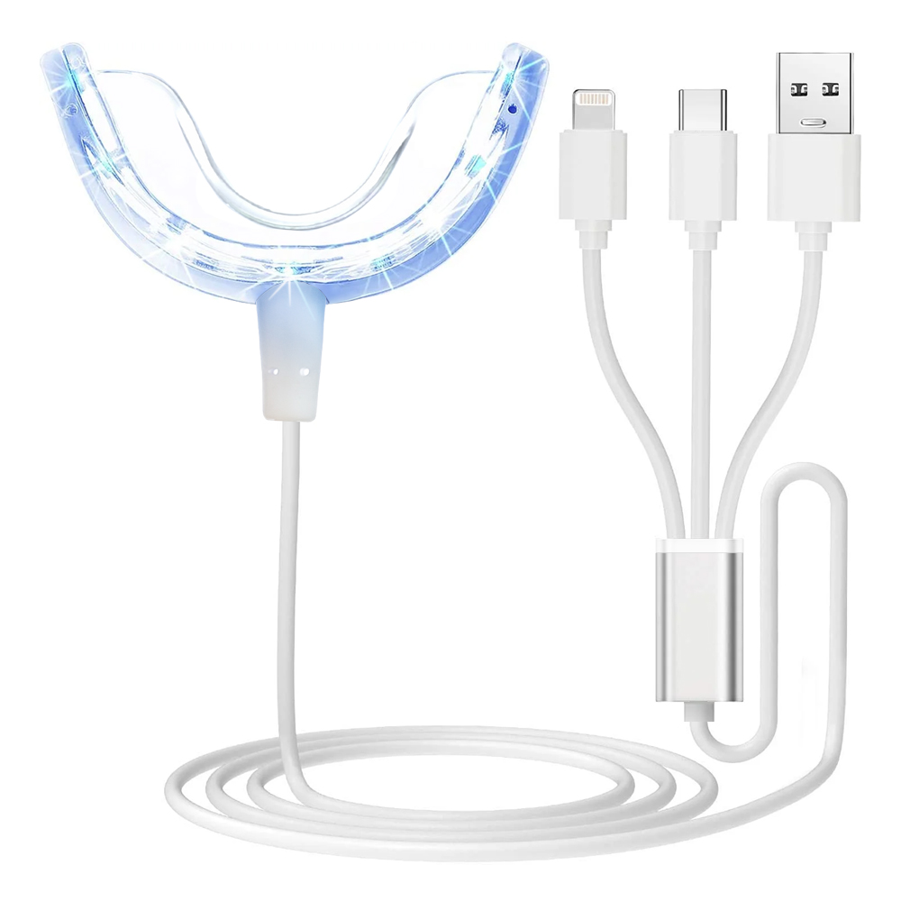 Teeth Whitening Blue Light - 치아 미백 가속기 라이트, 16배 더
