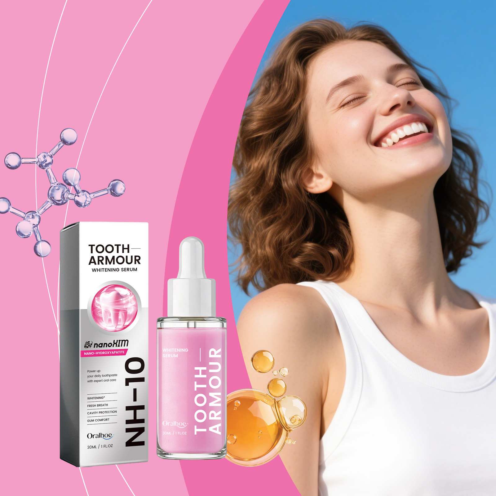 치아 미백 세럼 딥 클렌징 치아 브라이트닝 에나멜 구취 - Teeth Whitening Serum 리뷰 및 가격
