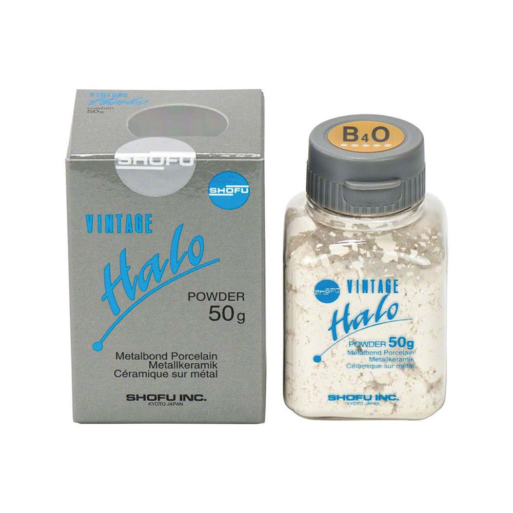 치과 금속 분말 Shofu 빈티지 헤일로 분말 50g  - Teeth Whitening Near Me 리뷰 및 가격