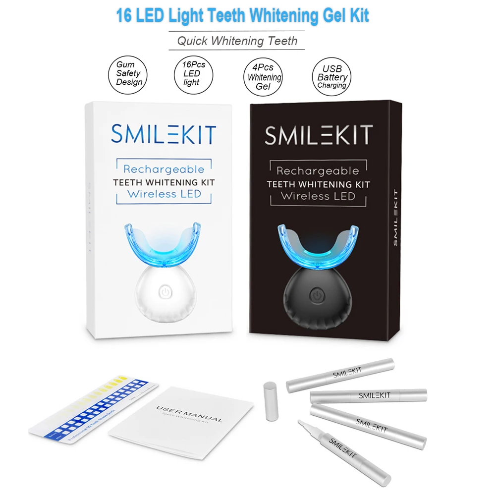 치과 치아 미백 키트 미니 16 LED 콜드 라이트 3 - Teeth Whitening Near Me 리뷰 및 가격
