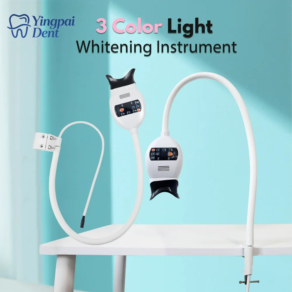 조절 가능한 3색 LED 치아 미백 촉진기 치과용 냉광 - Whitening Teeth Machine 리뷰 및 가격