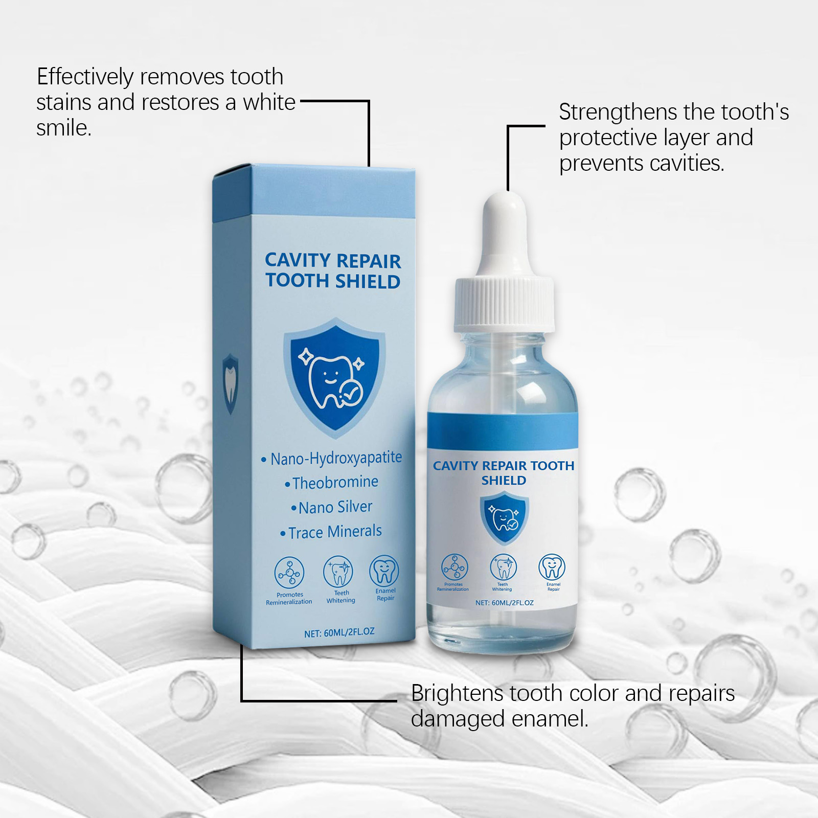 60ml 치아 미백 폴리쉬 치아 충치 수리 치아 보호제 - Teeth Whitening Products 리뷰 및 가격