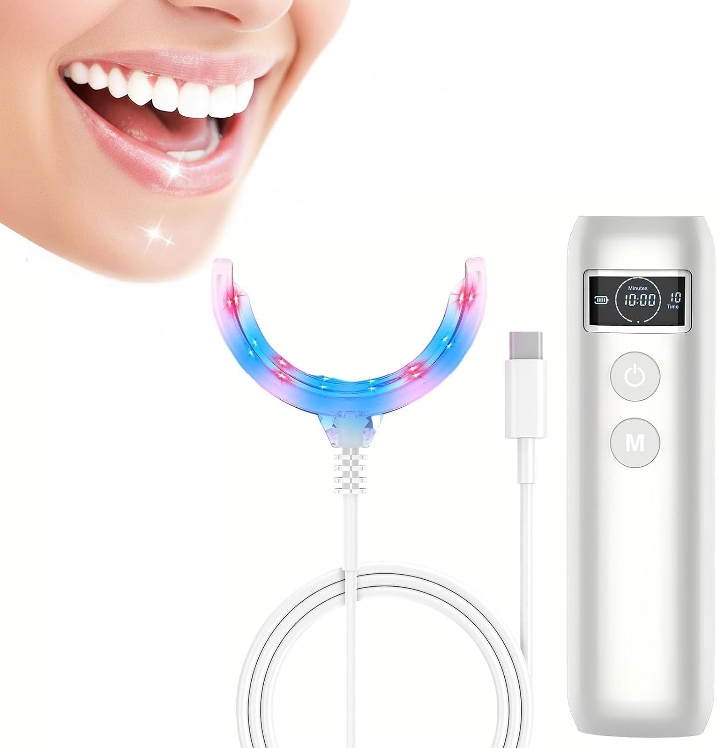 치아 미백 가속기 램프 블루&레드 라이트 LED 구강  - Teeth Whitening Blue Light 리뷰 및 가격