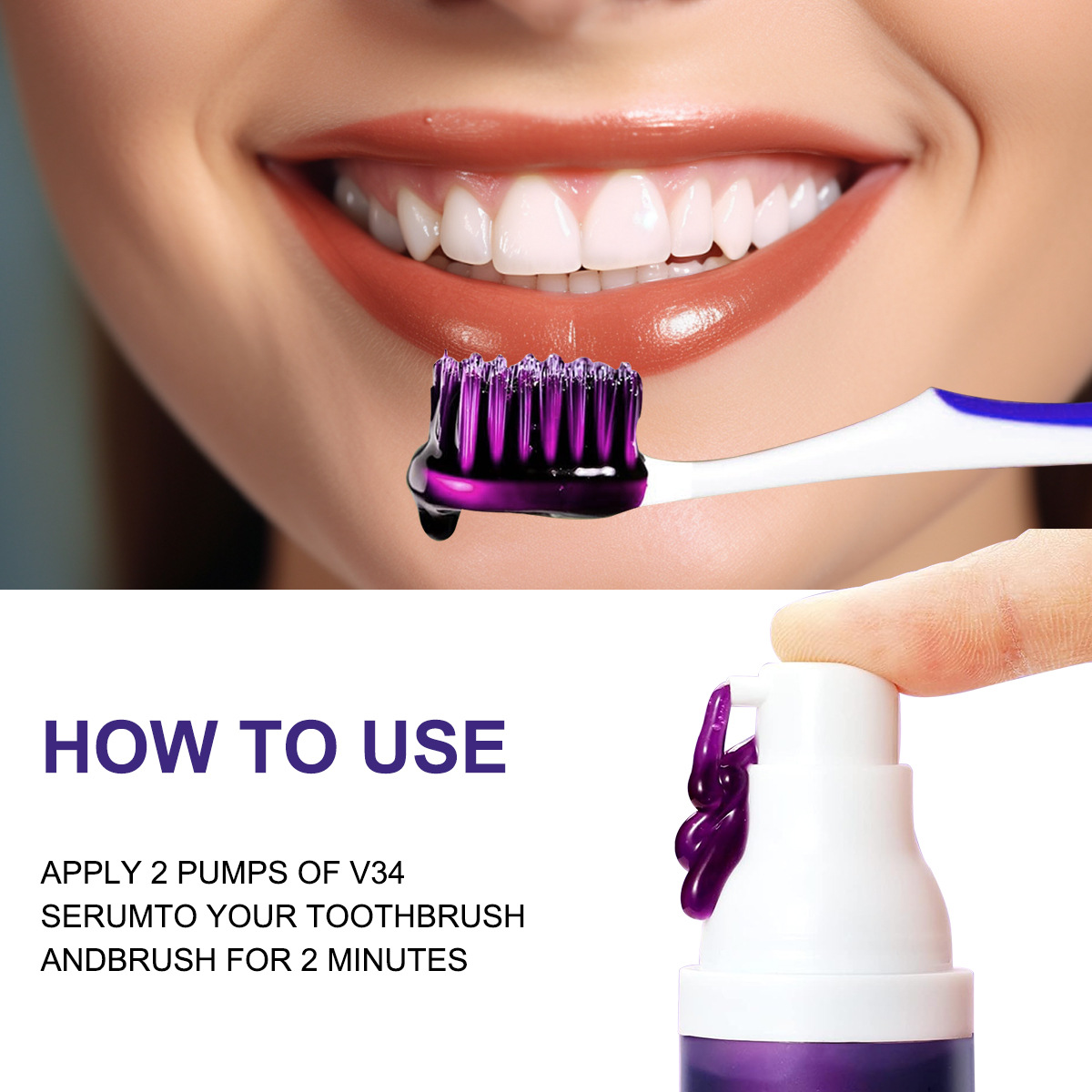 퍼플 치약 컬러 코렉터 세럼 - 치아 미백 효과 증진, - Teeth Whitening Serum 리뷰 및 가격