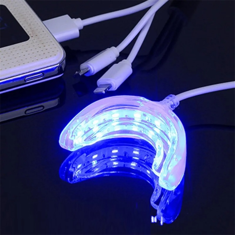 치아 미백 가속기 스마트 LED 블루 라이트 휴대용 U - Teeth Whitening Blue Light 리뷰 및 가격